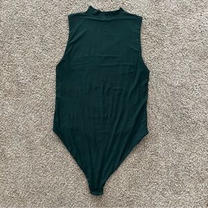 Smoothez by Aerie Green High Neck Bodysuit XL